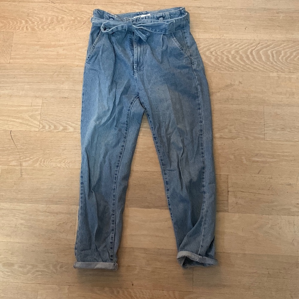 Bershka Paperbag Boyfriend Jeans